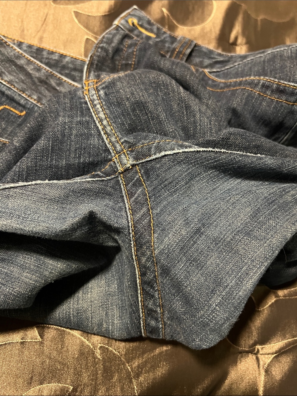 Kimes Ranch Betty Mid Rise Dark Wash Blue Denim Jeans Straight/Boot Women’s 8/36 - Picture 7 of 13